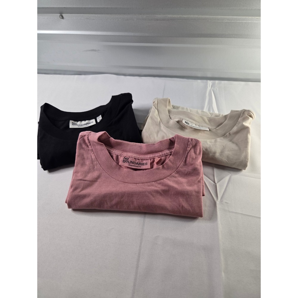 No Boundaries Men's 2XL Oversized Sleeveless Muscle Tee Bundle 3 Pack